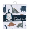 thumbnail image 4 of Gerber Childrenswear Knit Fitted Crib Sheet Dinosaur time for Infants., 4 of 4