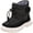 Black, variant on Wxirdiow Kids Cowboy Boots Warm Boys And Girls Boots Wide Soft Sole Cotton Shoes Plus Velvet Baby Cotton Boots White Size,3-3.5 Years