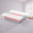 thumbnail image 3 of Sterilite 5.7 Qt Clip Box, Small Stackable Plastic Storage Bins with Latching Lids, 6 Pack, 3 of 11