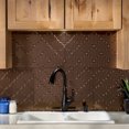 thumbnail image 5 of Fasade 18in x 24in Monaco Oil Rubbed Bronze Backsplash Panel 5 Pack, 5 of 5