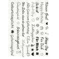 thumbnail image 1 of Fridja Christmas Candle Stickers with Various Pattern, Candle Tattoos Christmas Decoration, Water Slide Film Candles for Christmas Decoration, Candle Decorating, Ultra Light Water Sticker(Black), 1 of 3