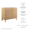 thumbnail image 3 of Pemberly Row 35" MDF and Particleboard Bathroom Vanity Cabinet in Oak, 3 of 8
