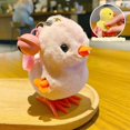 thumbnail image 2 of Plush Keychain Key Pendant Plush Chick Duck Bag Pendant Cute Stuffed Toy Keychain for Backpacks Children‘s Birthday, 2 of 5