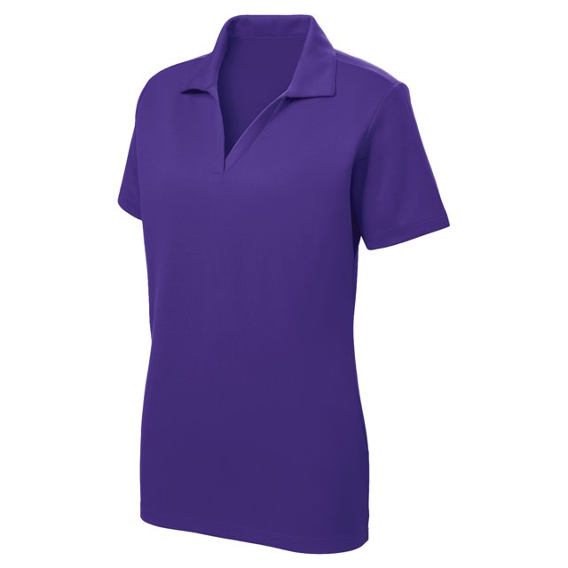 Gravity Threads Polo en Maille de Course pour Femmes - Violet - Moyen