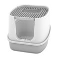 thumbnail image 1 of Amdohai Large Fully Enclosed Cat Litter Box Front Entry Top Exit Cat Potty Toilet with, 1 of 8