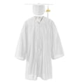 thumbnail image 1 of YUNAFFT Kids Graduation Gown Set Shiny Polyester Academic Dress with Cap 3-10Y, 1 of 2