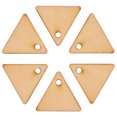 thumbnail image 4 of 200 Pcs Tranches de Triangle DIY avec Trou Pendentif Pièces en Bois Non Finies, 4 of 8