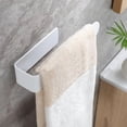 thumbnail image 3 of Product Category Rack Storage 2 Hand Towel Holder Wall Mounted Bar With Brushed Black Finish Transparent Acrylic Self Stick Design Made Of Acrylic, 3 of 4