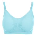thumbnail image 1 of Women‘s Bra Wireless Maternity Seamless Front Buckle Breastfeeding Bra With Pads Plus Size, 1 of 4