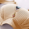 thumbnail image 3 of DPTALR Woman's Embroidered Glossy Comfortable Breathable Bra Underwear No Rims, 3 of 8