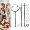 thumbnail image 2 of MVRLSH Organizer Rack 1 Set Cake Tray Stand Handle Cupcake Dessert Plate Hardware Fitting Holder Rod Stand Handle For Cake Stand Wedding, 2 of 8
