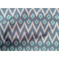 thumbnail image 4 of oneOone Cotton Poplin Fabric Chevron Ikat Print Fabric By Yard 56 Inch Wide, 4 of 4