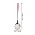thumbnail image 4 of EIGTHTAIL Travel Spoon Fork Chopsticks Set Reusable Silverware Lunch Portable Pp Plastic Pink, 4 of 6