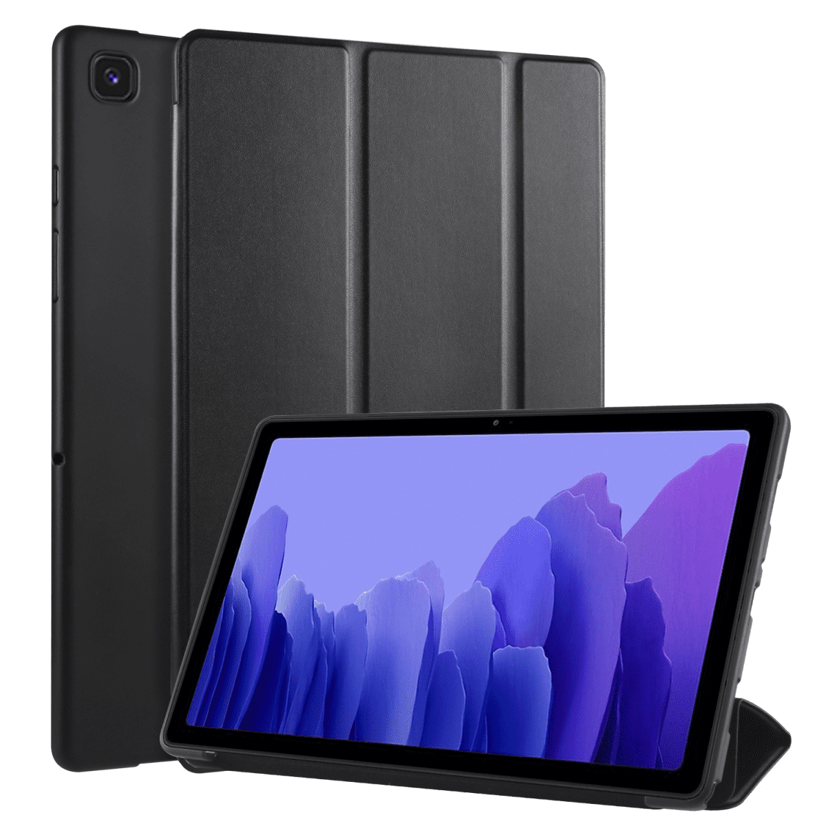 For Samsung Galaxy Tab A7 Case 10.4" (SM-T500 T505), Protective Stand Case Case for 10.4" Samsung Tab A7 Tablet 2020 - Black
