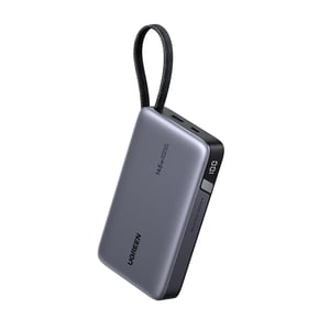 UGREEN Nexode Power Bank, 20000mAh 145W Laptop Portable Charger with Built-in USB-C Cable 72Wh Fast Charging Business Travel Battery Pack for MacBook Pro/