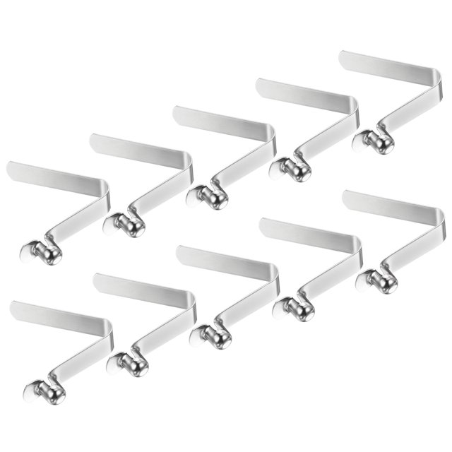 Unique Bargains 8.2x7mm Kayak Paddle Snaps, Hollow Button Single Pin Lock Tube Spring Clips for Tent Pole, 10 Pack
