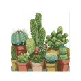 thumbnail image 1 of veasfak Cactuses Cross Stitch s Advanced Patterns for Beginners Kids 14CT 34x35cm, 1 of 9