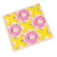 thumbnail image 1 of Milaget Tic TAC Toe Board Game Classical Family Games Brain Teaser for Kids Families Yellow Pink, 1 of 9