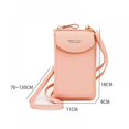 thumbnail image 4 of Women‘s Large Capacity Mobile Phone Bag Small One Shoulder Cross Zipper Bag Multi Function Long Hand Bag Women‘s Wallet, 4 of 11
