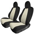 thumbnail image 1 of For 2020-2024 Tesla Model Y FH Group Waterproof Neoprene Custom Fit Made Car Seat Covers - Front Set Beige, 1 of 6