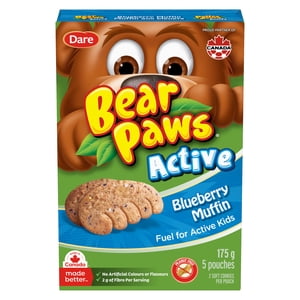 Bear Paws Active Blueberry Muffin 175g