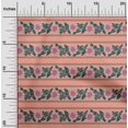 thumbnail image 1 of oneOone Silk Tabby Fabric Leaves & Floral Block Decor Fabric Printed BTY 42 Inch Wide, 1 of 4