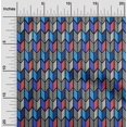 thumbnail image 2 of oneOone Cotton Flex Navy Blue Fabric Geometric Sewing Craft Projects Fabric Prints By Yard 40 Inch Wide, 2 of 4