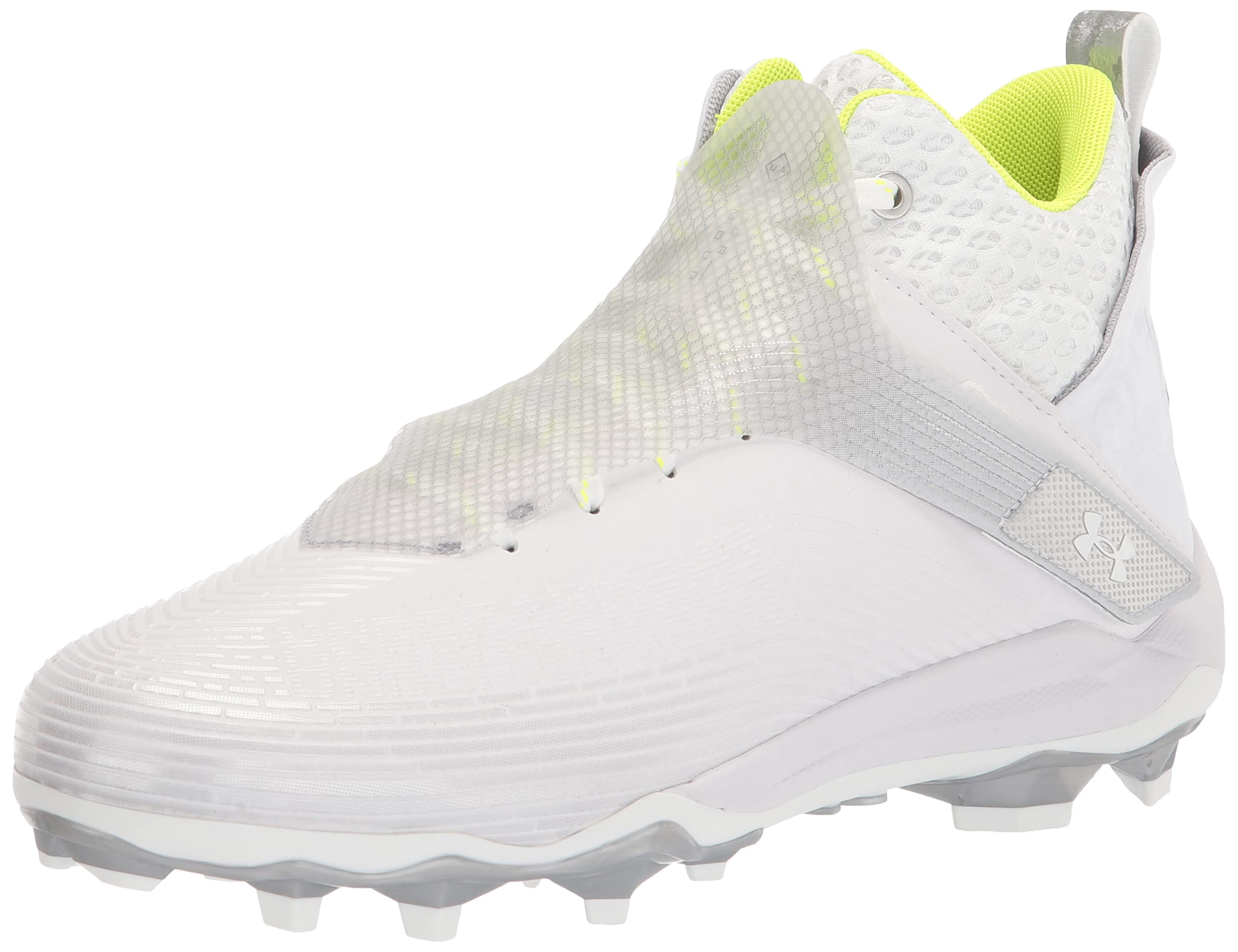 Under Armour Soulier de Football Highlight Hammer MC pour Homme, Blanc (101)/blanc, 13