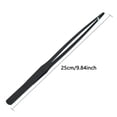 thumbnail image 2 of 25cm Long Curved Stainless Steel Aquarium Tweezers - Black, Precise, Ribbed for Secure Hold, for Aquascaping, 2 of 2