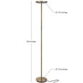 thumbnail image 2 of Brightech Lampe de Sol à Capteur Tactile Super Lumineuse Sky LED Torchière, Laiton, 2 of 9