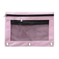 thumbnail image 2 of XZNGL Clear Pencil Pouch for 3 Ring Binder Pencil Pouch 3 Ring, Zipper Pencil Pouches Case Binder Cosmetic Bag 3 Ring Pencil Pouch with Zipper Clear Cosmetic Bags with Zipper, 2 of 2