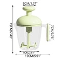 thumbnail image 2 of ddioayh Egg Beater and Strainer Cup Manual Press & Rotate Operation with Built-in Strainer Multifunctional Kitchen Tool, Durable Construction Space-Saving Design for Baking & Cooking, 2 of 5