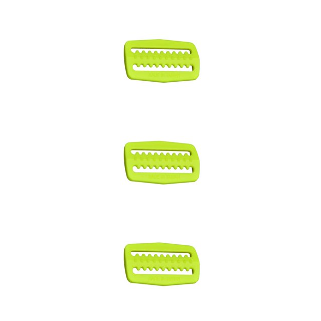 braveheart Buckle Colourful Lightweight Wear-resistant Waterproof Overall Clasp Replacement Easy Installment Distinctive Design Belt Clip Yellow 3Set