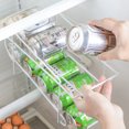 thumbnail image 1 of Refrigerator Double Cans Storage Rack Finishing Rack Kitchen Desktop Rack, 1 of 4