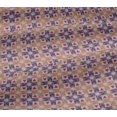 thumbnail image 5 of oneOone Viscose Jersey Fabric Check & Triangle Ikat Printed Craft Fabric BTY 60 Inch Wide, 5 of 5