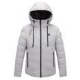 thumbnail image 2 of EGNMCR Womens Plaid Shacket Jacket USB Intelligent Constant Temperature Heated Windproof Plus Size Coat For Men And Women Winter 4 Heated Jacket Coat Women Coat, 2 of 3