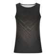 thumbnail image 3 of Qertyioot Gilet d'Été Ample pour Hommes, Imprimé Sport, Col Rond, Mode Décontractée, 3 of 4
