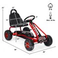 thumbnail image 2 of Patiojoy 4-Wheel Kids Pedal Powered Ride on Go Kart with Adjustable Seat & Handbrake Red, 2 of 6