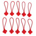 thumbnail image 4 of S SERENABLE 10x Cord Lanyard Zipper Slide Closure Replacement Non-Slip Catcher - 60mm Red, 4 of 6