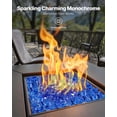 thumbnail image 2 of VEVOR 35 LBS Fire Glass 1/2-Inch Fireplace Glass Rocks for Fire Pit Table Cobalt Blue, 2 of 9