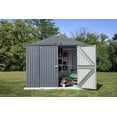 thumbnail image 1 of Arrow Elite Steel Storage Shed, 10x8, Anthracite, 1 of 7