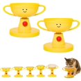 thumbnail image 1 of Adjustable Cat Bowl, 30° Raised Feeding Dish with Tilted Elevated Stand/Stackable Bowls/Five Adjustable Height Levels for Cats & Kittens, Ergonomic Pet Food and Water Feeder Set (2Pcs-ABS), 1 of 7