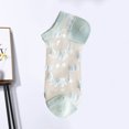 thumbnail image 4 of YAOBAMM Invisible Socks Women Shoes 1 Pair Invisible All Match Elastic Breathable Short Weaving Sole Cool Polyester Transparent Design, 4 of 7