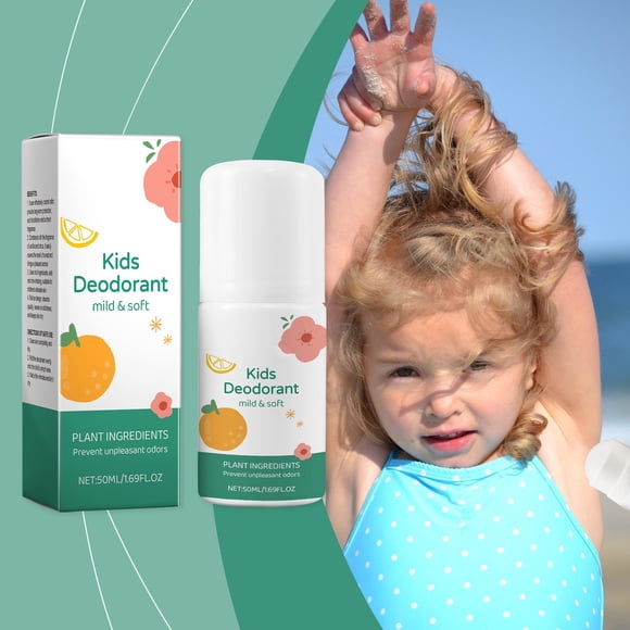 KOKOI Fresh Natural Deodorant for Kids Teens Aluminum Free Paraben Free Deodorant Burst 1.7 fl.oz