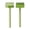 Green, variant on Self-Cleaning Pet Flea Comb with Button for Massaging, Made of ABS and Stainless Steel, Suitable for Cats and Dogs at Home and Travel