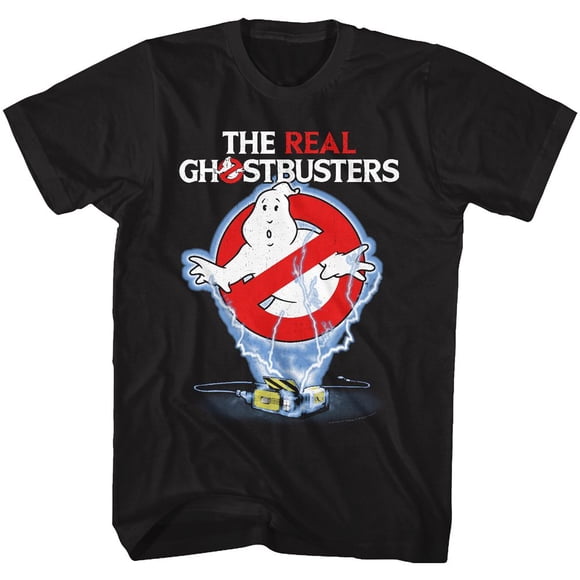 Le Vrai T-Shirt Noir pour Adulte Ghostbusters Piège à Fantômes 5TG