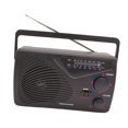 thumbnail image 1 of Bunblic Radio Portable Transistor Radio Personnes Âgées Design Rétro de Table avec Poignée Décor Multifonction Facile à Utiliser Intérieur Maison FM AM, 1 of 8