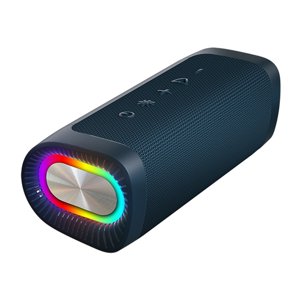 Haut-parleurs Bluetooth sans fil 2025 Nouveau haut-parleur Bluetooth sans fil, équipé de Rgb Léger, robuste, haut-volume en tissu portable en plein air