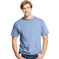 thumbnail image 1 of Hanes T-Shirts à Col Rond ComfortSoft pour Hommes, Lot de 4, 3TG, Bleu Pâle, 1 of 7