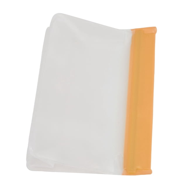 Sac Scellé, Sacs de Rangement en Silicone Étanches Multifonctions Translucides pour la Maison Orange Grand